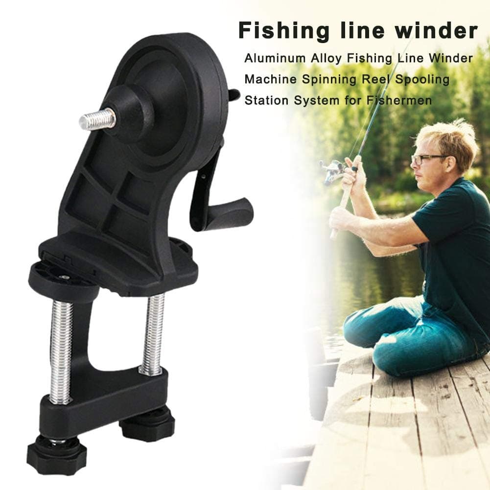 Rainai Fishing Line Winder, Aluminum Alloy Reel Spooler Machine Spinning Reel Spool Spooling Station System Fishing Tackle Sea Carp Fishing Tools nearby