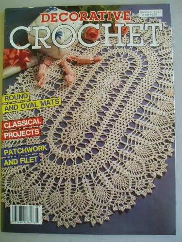 DECORATIVE CROCHET Number 7 January 1989 (Bi-monthly magazine)