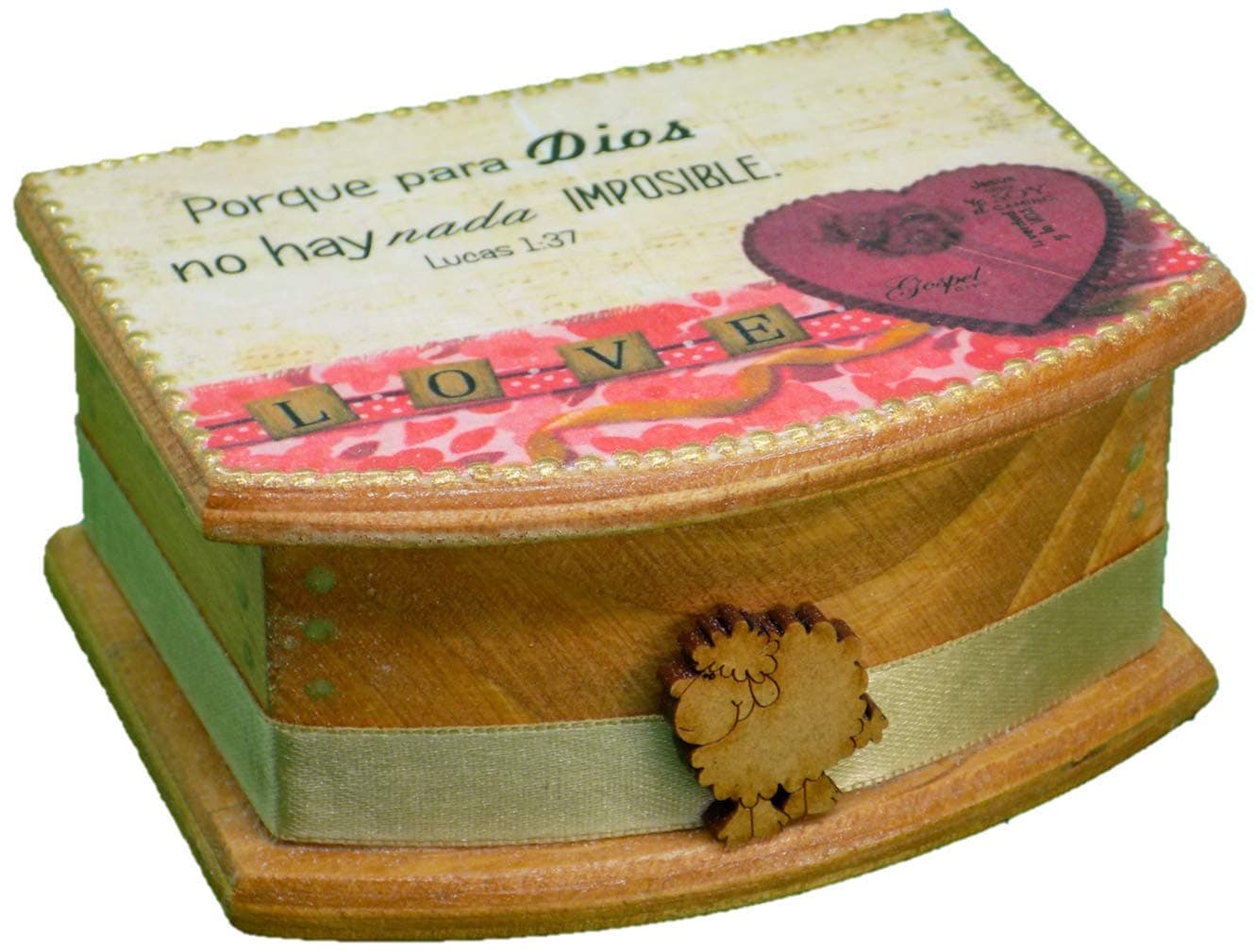 Christian Gifts Handmade Blessings Box Inspirational Faith Based Promise Scripture Bilingual Card Box Women Gift Cajitas de Promesas Regalos Cristianos Decoration Box