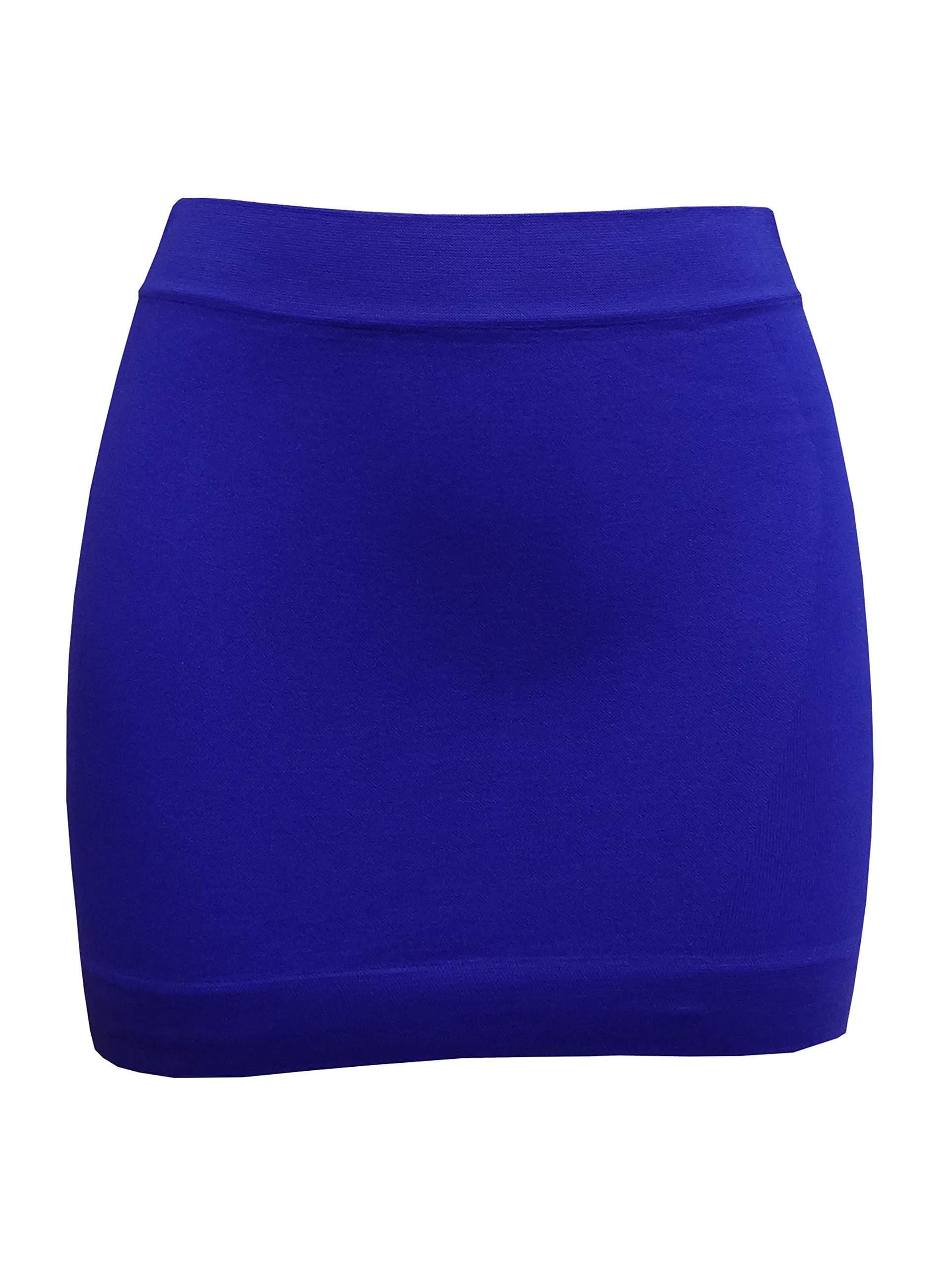 eyes Womens Stretch Mini Micro NEON Lycra Skirt Ladies Spandex Short Booty Club Body Shaper Bodycon