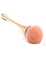 Self tanner Makeup Brush,Large Powder Mineral Brush,Powder Brush and Blush Brush for Daily Makeup (Rose Gold)