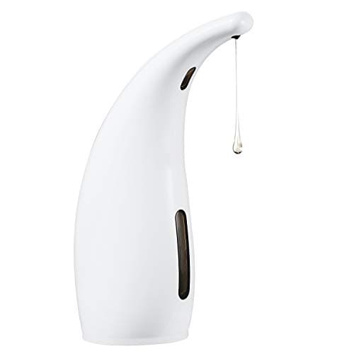 PAOPOW Automatic Soap Dispenser, 300ml Touchless Soap Dispenser, 10.25 OZ Automatic Hands-Free Soap Dispenser, IP67 Deep Waterproof Dish Liquid Infrared Sensor Soap Dispenser for Kitchen Bathroom