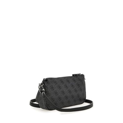 GUESS Womens Noelle Crossbody Double Pouch Handbag