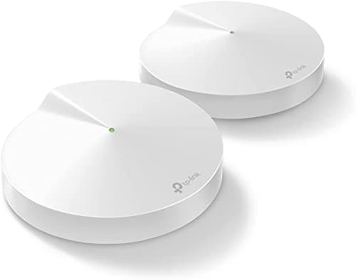 TP-Link PCMag-Best of the Year, Smart Hub & Whole Home Mesh WiFi System,ZigBee,Bluetooth Smart Hub, Homecare Anti-Virus,Tri-Band Dynamic Backhaul, Works with Alexa(Deco M9 Plus)(Renewed)