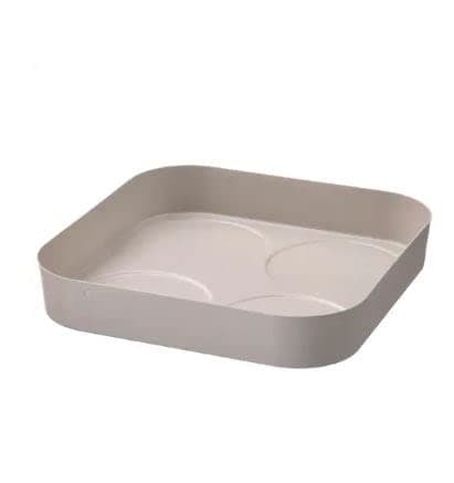 ledieu® HALVTOM Spice Jars/Bottles Tray, Grey-Beige, 17x17 cm (6 ¾x6 ¾)