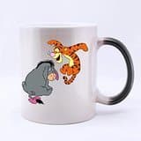 Eeyore and Tigger Custom Coffee Mug Novel Gift Mugs Color Change Ceramic Cup Water Office Beer Cups 11 OZ