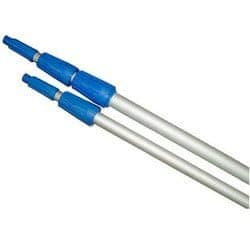 Conta Fresh Telescopic Connect and Clean Pole, Light Weight and Long, Full Length 6 Mtr, 5 Sections (5 x 1.2 m), Silver/Blue