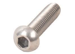 8mm Button Head Bolts / Screws (4 Pack) M8 x 20mm A2 Stainless Steel Socket Allen Key Dome Head Bolt Free UK Delivery