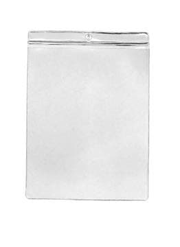 VVE214 - Vinyl Envelopes Tag Pockets Clear Vinyl - Price Card Pouches - Job Ticket Holders (2 1/4" x 3 1/2" Vertical) 50 Pack