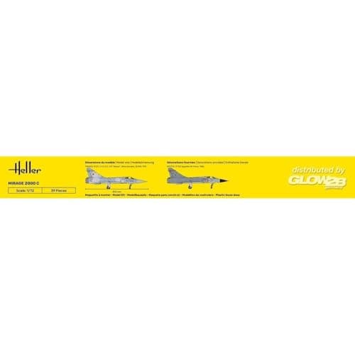 Heller Mirage 2000C Airplane Model Building Kit