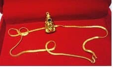 Sovam International Shri Hanuman Chalisa Yantra +Chain (Gold Plated)