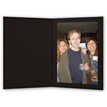 Cardboard Photo Folder for a 4x6 Photo - Black Waffle Stock - Pack of 50