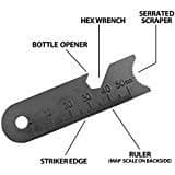 Premium Striker Scraper Use with Ferro Rod Made of Carbon Steel Since 1989