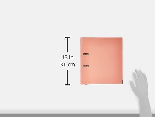 Esselte A4 7.5 cm Spine Plastic Lever Arch File - Solea Peach