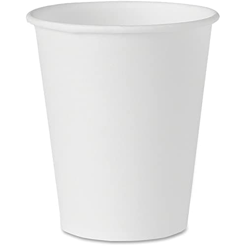 SOLO 404-2050 4 oz White Treated Paper Cup (Case of 5000) (4042050CT)