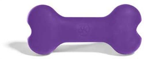 SafeChew Biggie Bone Dog Toy, Small, Purple