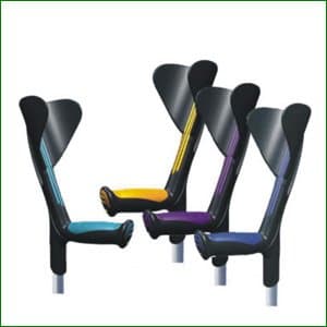 Advance Elbow Crutches (Pair) - Turquoise