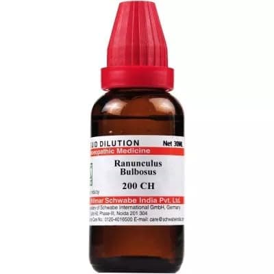 Ranunculus Bulbosus 200 CH (30ml) || WSI Homeopathy Dilution