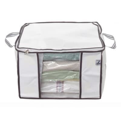 Lakeland Vacuum Clothes & Duvet Storage Tote Bag 38L Standard โ Store Single Duvet & 2 Pillows