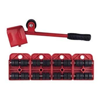 Tolyneil Heavy Object Shifter 5pcs/Set, Weight Shifter Furniture Moving Roller Moves Furniture Tool