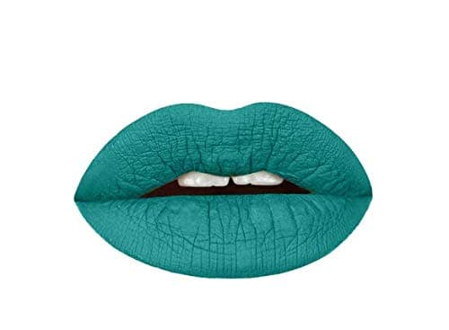 Aromi Teal Matte Liquid Lipstick - Turquoise, Blue Green Lip Color, Vegan and Cruelty-free Makeup, Waterproof, Long-lasting (Mermaid Vibes)