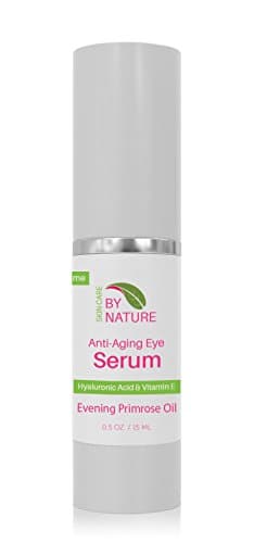 By Nature Organic Under Eye Serum with Vitamin E, White Tea & Rose Oil Reduces Wrinkles, Bags, Dark Circles, Puffiness & Fine Lines Around and Under Eyes - The Best Natural Face Serum Cream