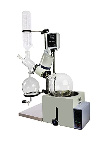 HNZXIB Rotary Evaporator 5L with Vacuum Pump and 10L Cooling Chiller,Rotary Evaporator Kit 110V