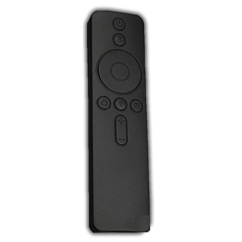 (Cover Only) Anti Slip Silicone Protective Case/Cover for Xiaomi Mi TV Remote Control (for Mi TV PRO (4C-32, 4A-49 & 4-55), Black)
