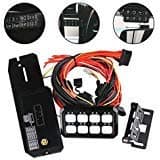 8 Gang on-off Control Switch Panel for Jeeps Toyotas Trucks Utvs Boats Rvs Trailers Utility Trucks 8 Switch Panel Power System with Concealed Mounting Hardware