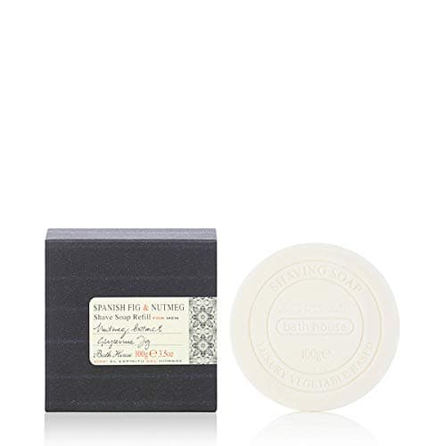 Bath House Spanish Fig & Nutmeg Shave Soap Refill 100g