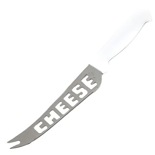 Chef Craft 21368 1-Piece Cheese Knife with White Plastic Handle, White, 9-1/2-Inch