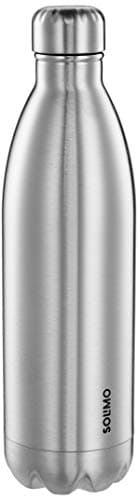 Amazon Brand - Solimo Double Walled Insulated Stainless Steel Flask (1000 ml)