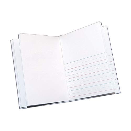 Ashley Productions ASH10701BN Hardcover Blank Book, Primary Line, White, 8" x 6" Portrait, Pack of 12