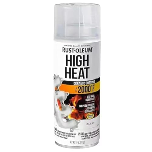 rust-oleum Automotive 260771 11-ounce 2000 Degree High Heat Spray, Gloss Clear 11-Ounce 260771 1