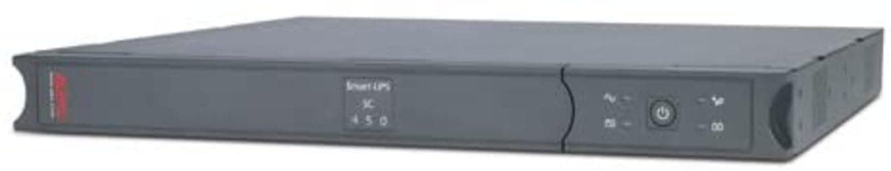 APC Smart-UPS SC - SC450RM1U - 450VA UPS (Rack Mount, Interactive Line, 4 IEC-C13 Outlets, Shutdown Software)
