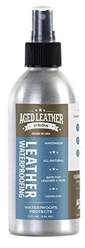 Leather Waterproofing (8 oz) for Suede, Nubuck, and Any Leather | Protects Purses, Shoes, Jackets, Couches, Auto Interior, Saddles and Much More