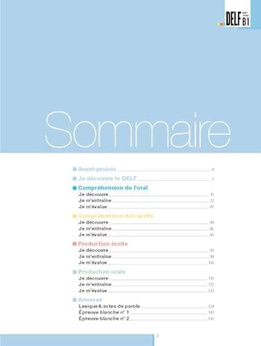 Preparation a l'examen du DELF Scolaire et Junior: Livre B1 + audios telecha