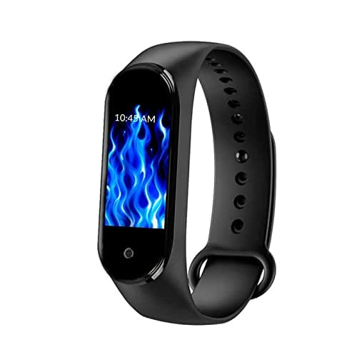 TechKing (3 Year Warranty Best Use for Fitness Freaks M4 Smart Band with HD Touch Display, Activity Tracker, Fitness Band, Waterproof & Sweatproof, Long Battery Life Suitable for All Smartphones
