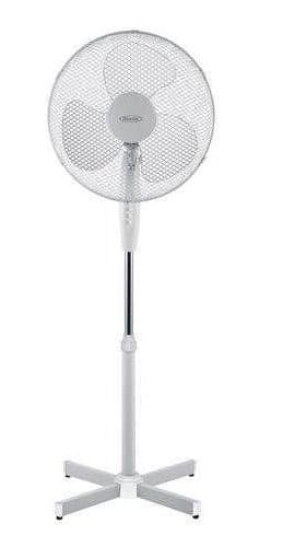 16" Oscillating Pedestal Air Cooling Electric Fan Extendable Adjustable Stand