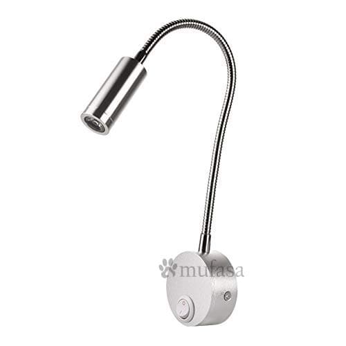 Mufasa 3W LED Wall Lights, Silver