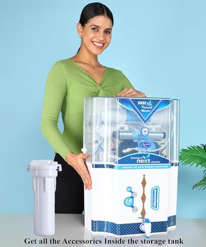Aquatec Plus - SkyLand 18L RO+UV+UF+TDS Water Purifier for Home (White) Work Up to 2500 TDS