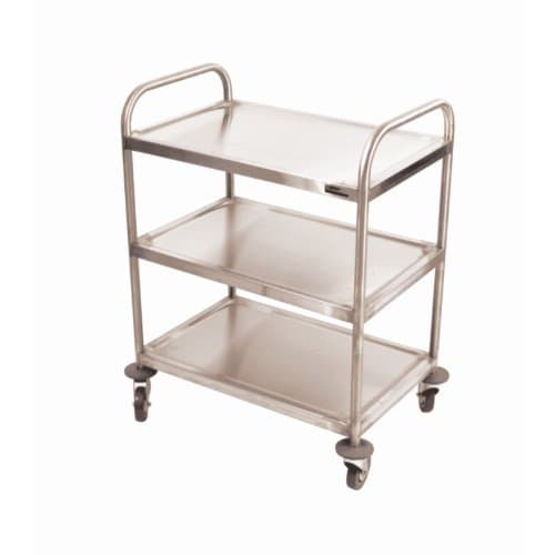 2 Tier Undercounter Serving Trolley/Capacity : 50kg - Dimensions : 924(H) x 776(W) x 521(D) mm/Ideal for use in hotels, restaurants pubs and so much more.