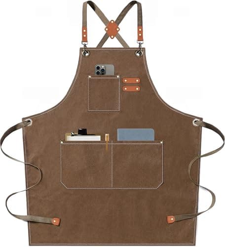 Brown 16 oz Canvas Heavy Duty Apron