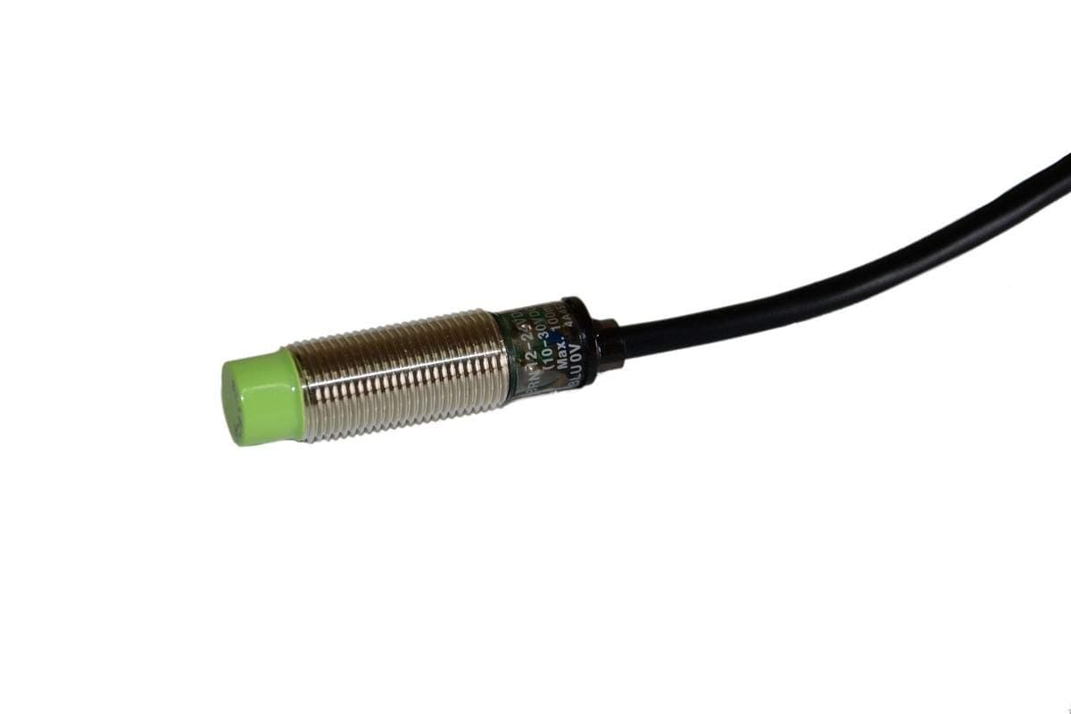 Autonics Sensor, Inductive Prox, 12mm Round, Non-Shielded, DC, NO, 2 Wire, 12-24 VDC PRT12-4DO