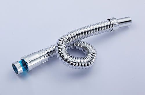 Drainer Plastic Tubular 1-1/2-Inch Slip Joint Coupling Flexible And Extendable Drain Pipe Chrome