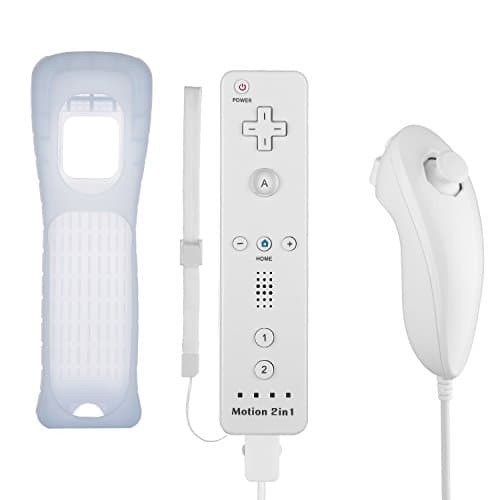 Controller for Wii,Bigaint Built in Motion Plus Remote for WII/WII U (White)