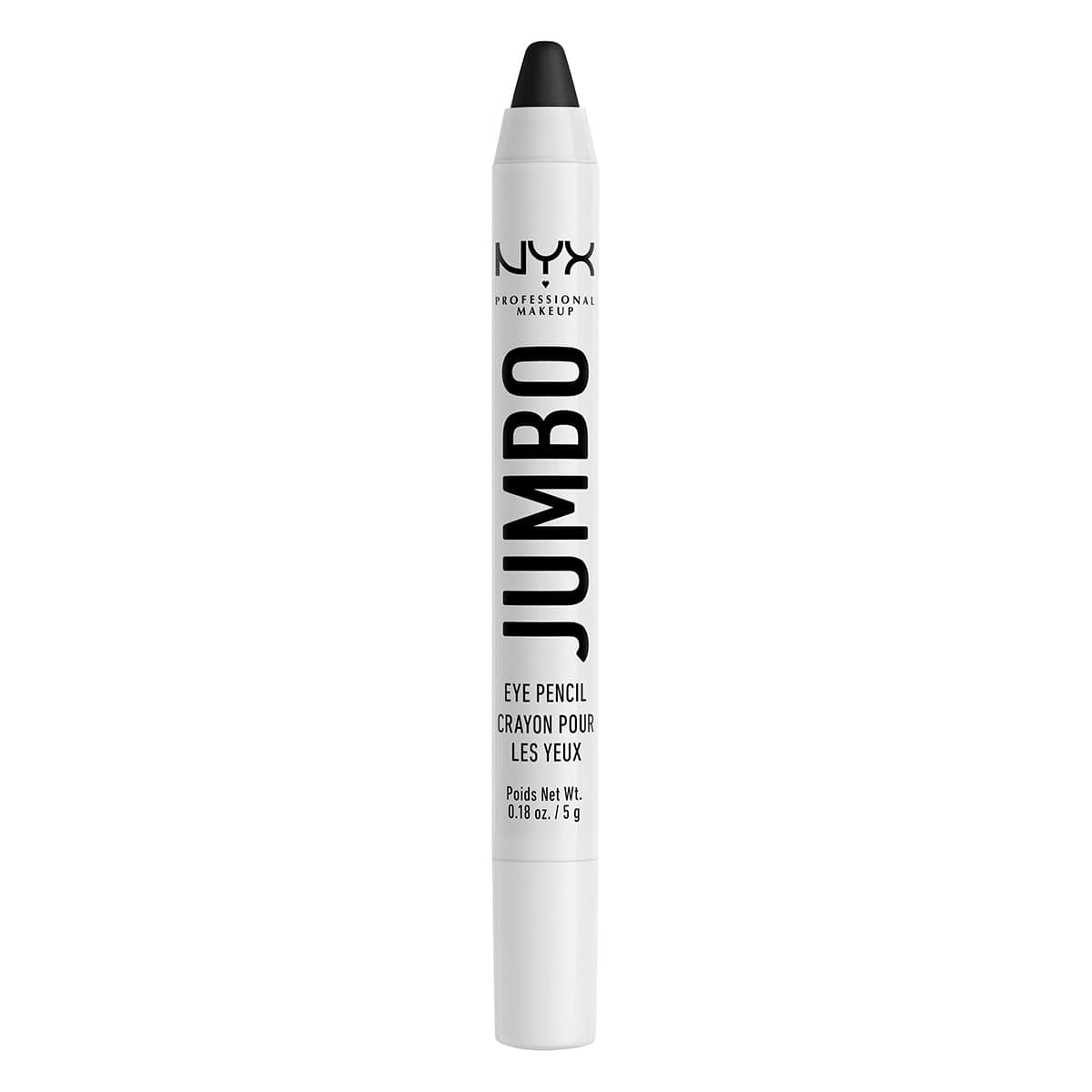 NYX PROFESSIONAL MAKEUP Jumbo Eye Pencil, Black Bean 601, 0.18 Ounce