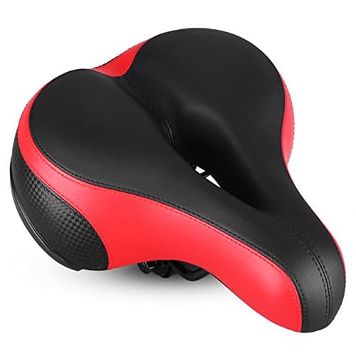 SUNVP Most Comfortable Bike Seat with with Central Relief Zone Dual Shock Absorbing Ball Designed Mountain Bicycle Saddle for Professional Road MTB Cycling Racing