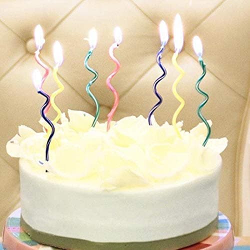 6PCS Set Multi Color Wax Candles Birthday Candles Colorful Cake Decoration Candle Pack of 6pcs