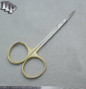 Super Cut IRIS Scissors 4-1/2" Curved ENT Ear Eye Vet Surgical DDP Instruments